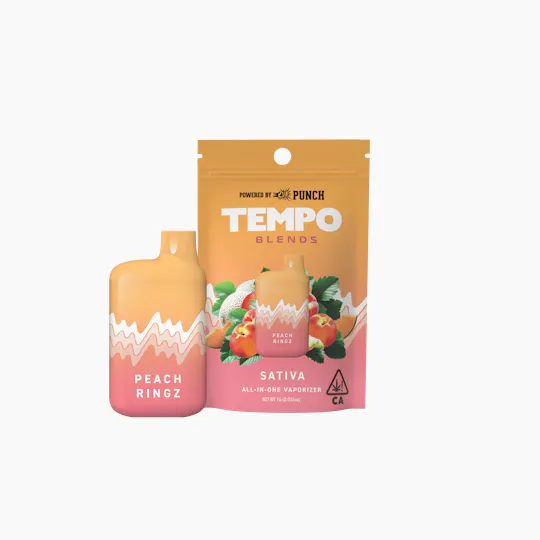 Tempo - Tempo | Blends | Peach Ringz | AIO Disposable | 1g - 1