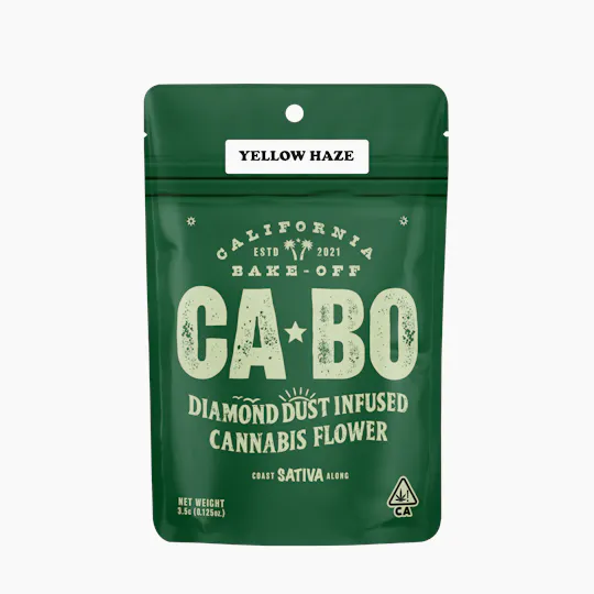 CABO - CABO Diamond Dust Infused 3.5g Flower - Yellow Haze - Sativa - 1