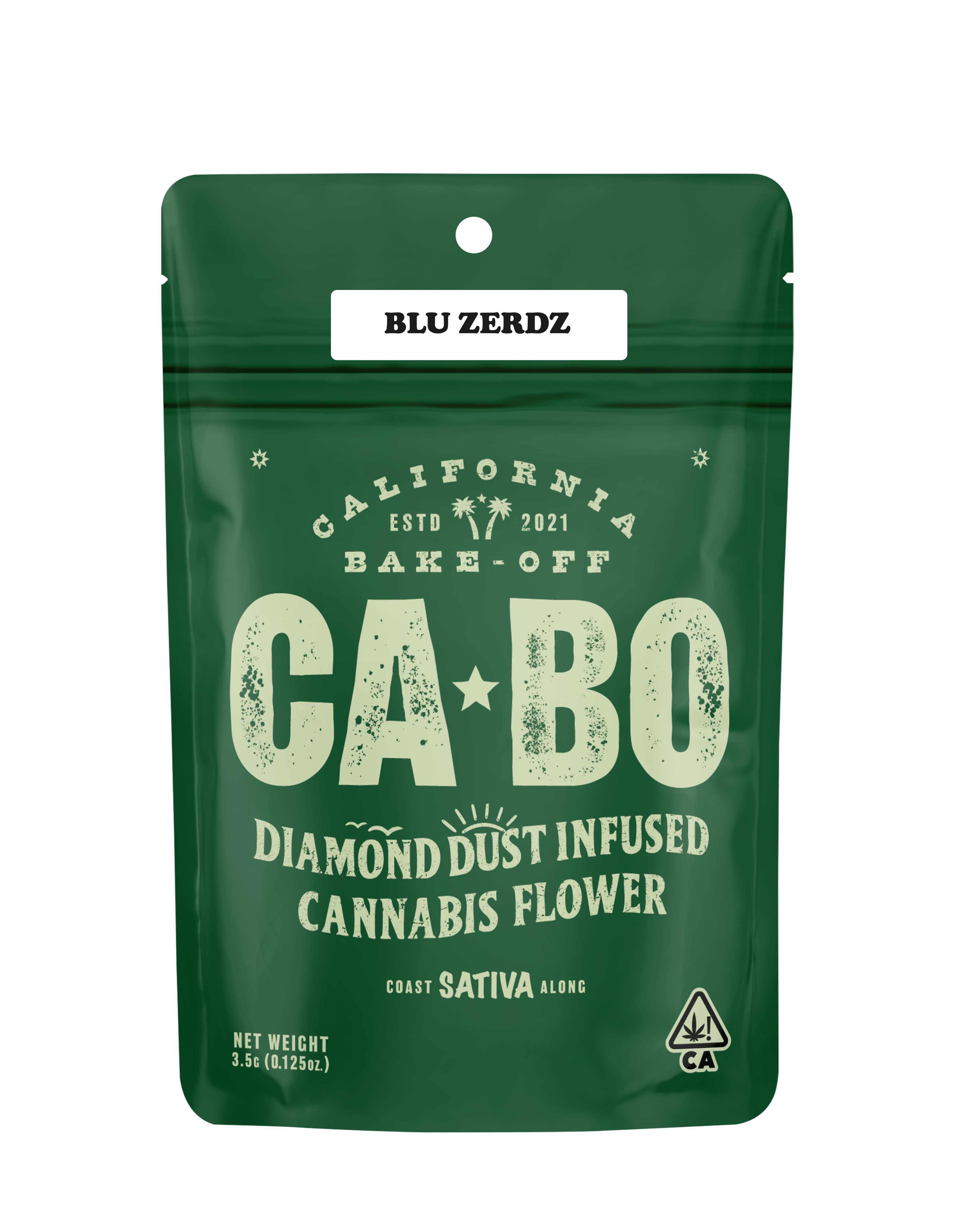 CABO - CABO Diamond Dust Infused 3.5g Flower - Blu Zerdz - Sativa - 1
