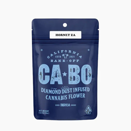 CABO - CABO Diamond Dust Infused 3.5g Flower - Hornet Za - Indica - 1