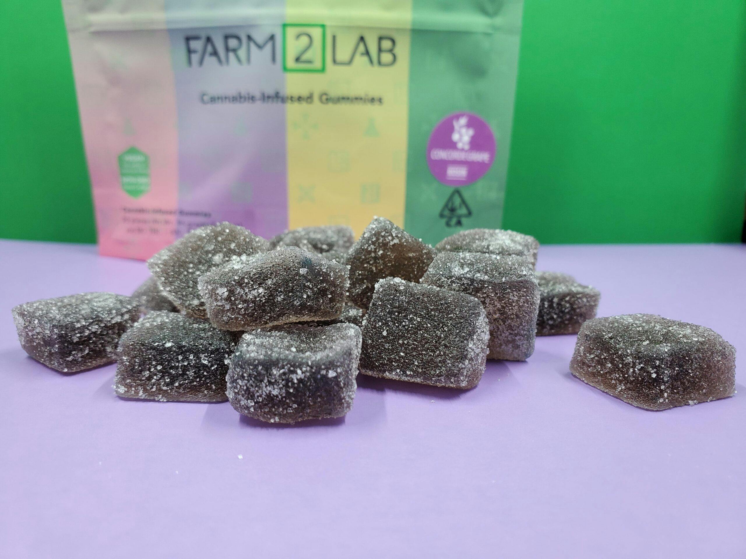 Farm2Lab - Concorde Grape - 100mg Rosin Gummies - 1