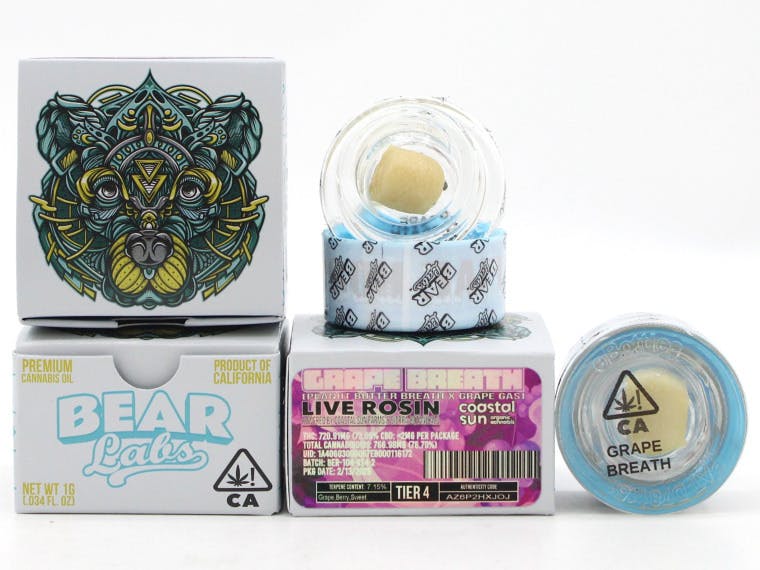 Bear Labs - BEAR Labs - Grape Breath - Rosin Tier 4 - 1