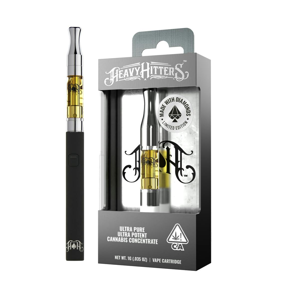 Heavy Hitters - Alien OG Ultra Diamond Cartridges - 1g - 1