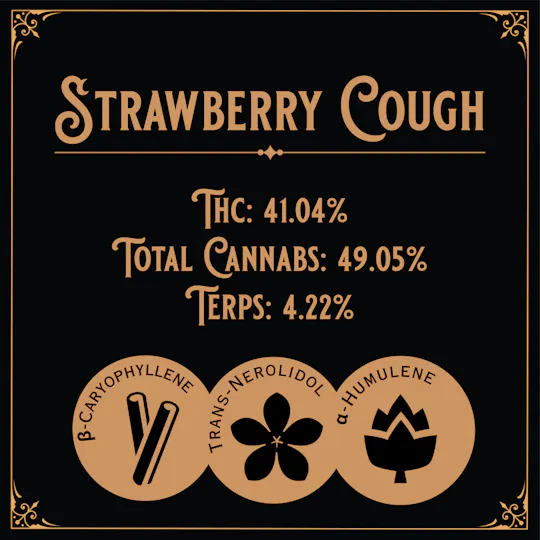 Old School Hash Co. - Old School Hash: Strawberry Cough - 2g Brick Hash - 1
