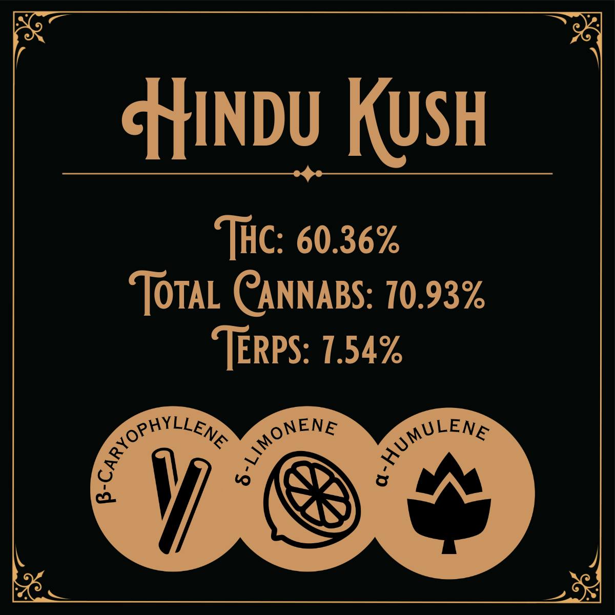 Old School Hash Co. - Old School Hash: Hindu Kush - 2g Temple Ball - 1