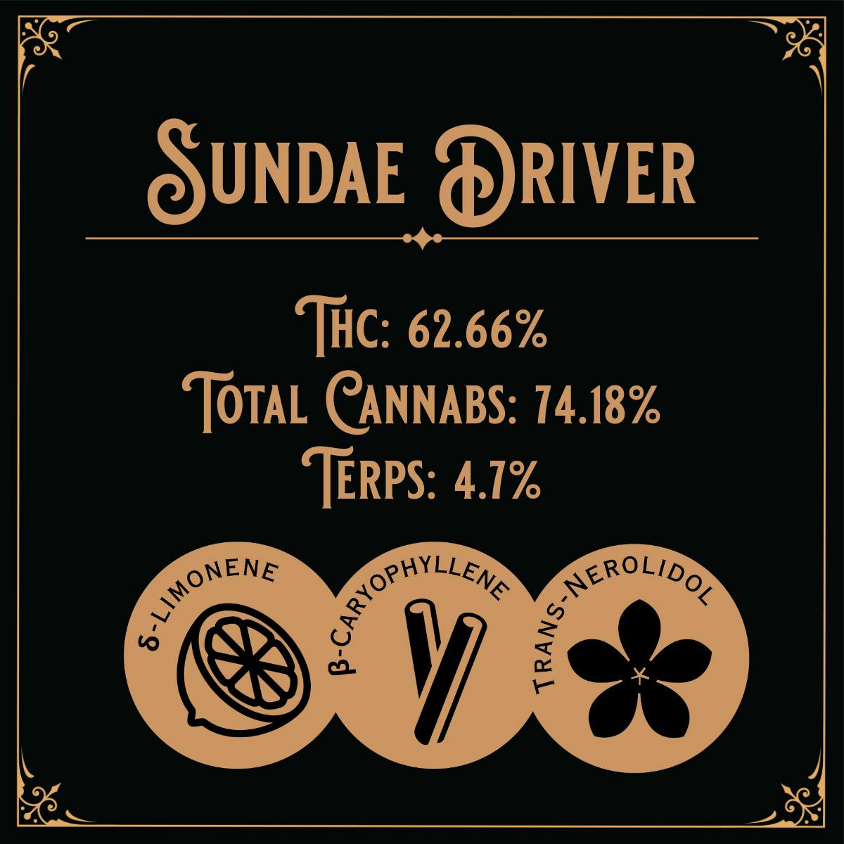 Old School Hash Co. - Old School Hash: Sundae Driver - 1g Bubble Hash - 1