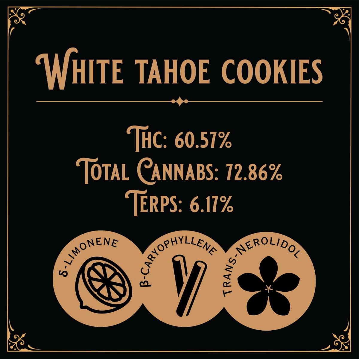 Old School Hash Co. - Old School Hash: White Tahoe Cookies - 1g Brick Hash - 1