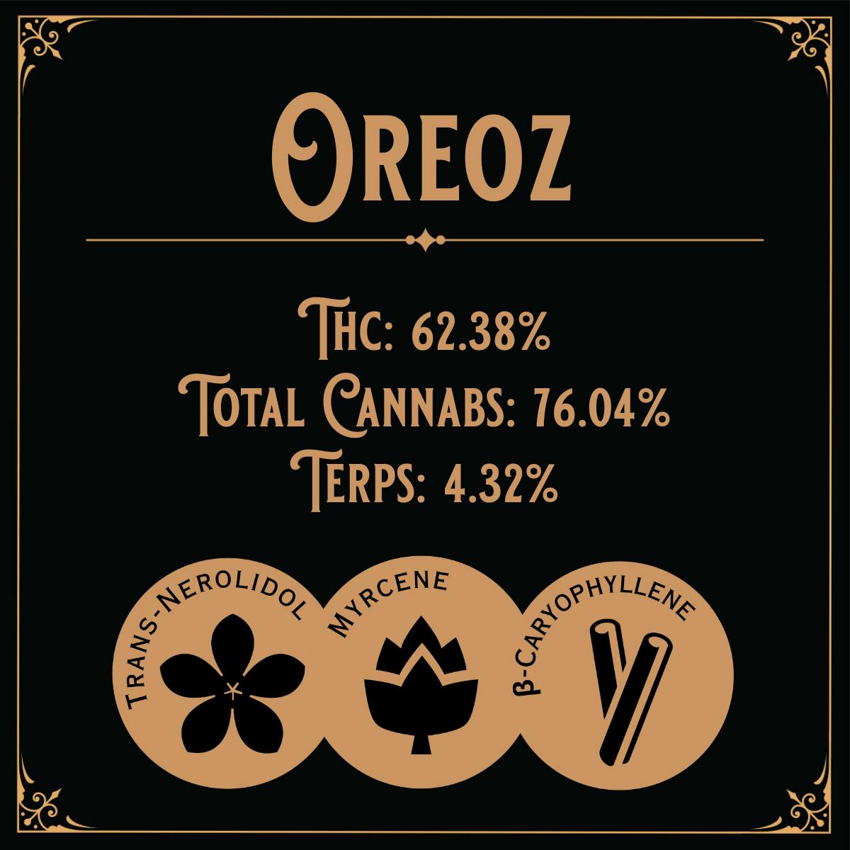 Old School Hash Co. - Old School Hash: Oreoz - 1g Bubble Hash - 1