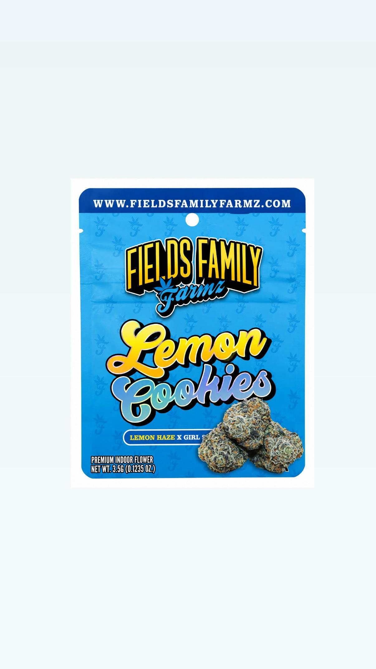 Fields Family Farmz - Lemon Cookies - 3.5G - 1