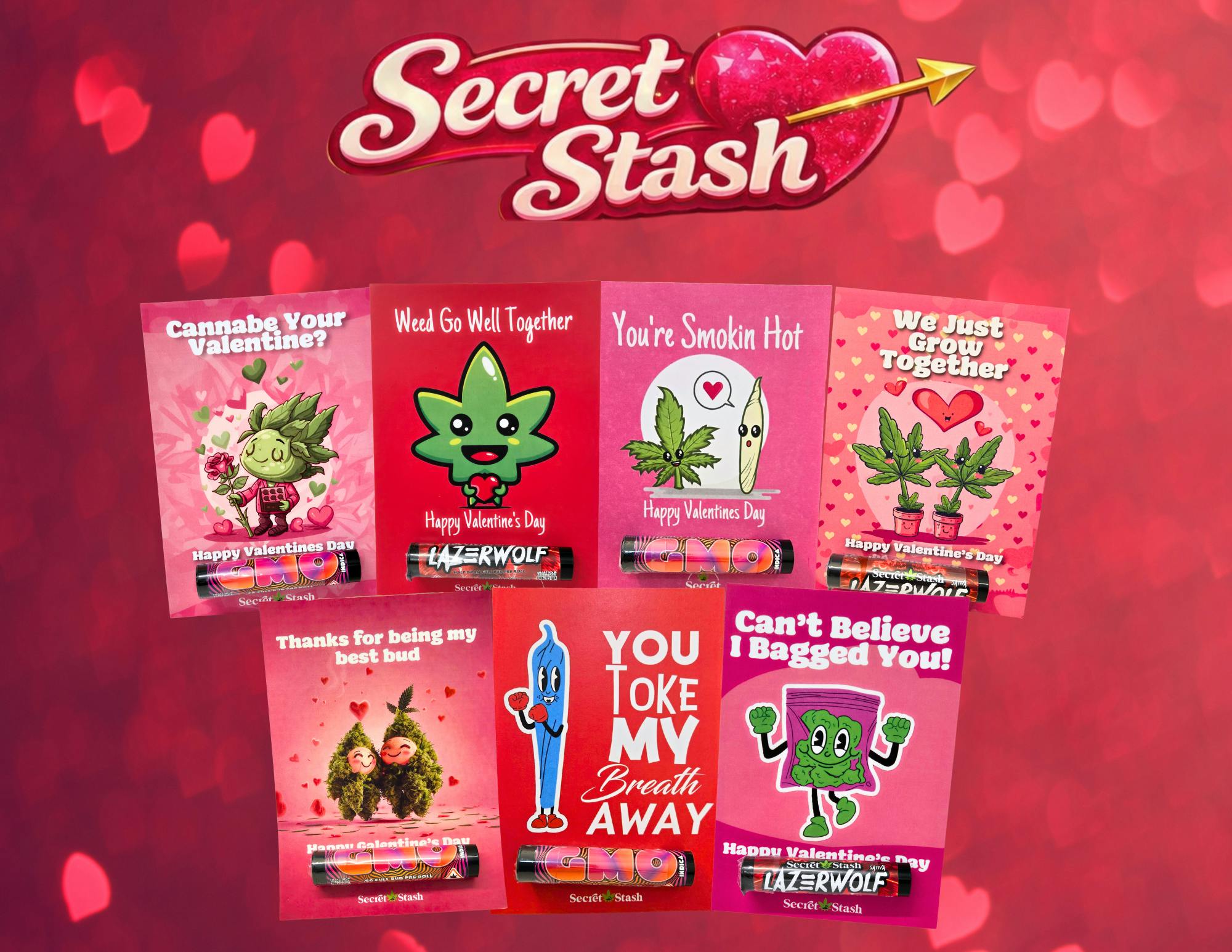 Secret Stash - Secret Stash - Valentine's Day Pre Roll - 0.6g - 1