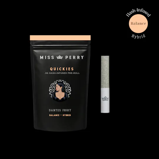 Miss Perry Northeastern Reserve - Quickies .5G | Dantes Fruit Flower | Dantes Fruit Hash - 1