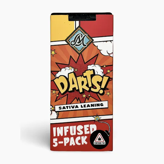 Indico - Fiji Sunset Infused Pre-Roll Dart 5pk - Unicorn Tears - 1