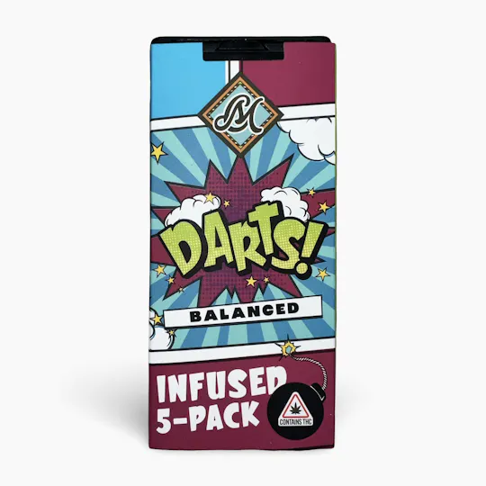 Indico - Cherry Pie Breath Infused Pre-Roll Dart 5pk - Unicorn Tears - 1