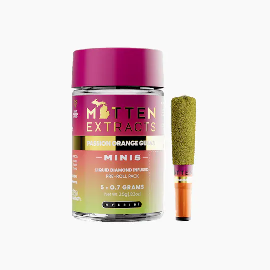 Mitten Extracts - Mitten Extracts | Passion Orange Guava | Infused Minis | 3.5g | 5pk - 1