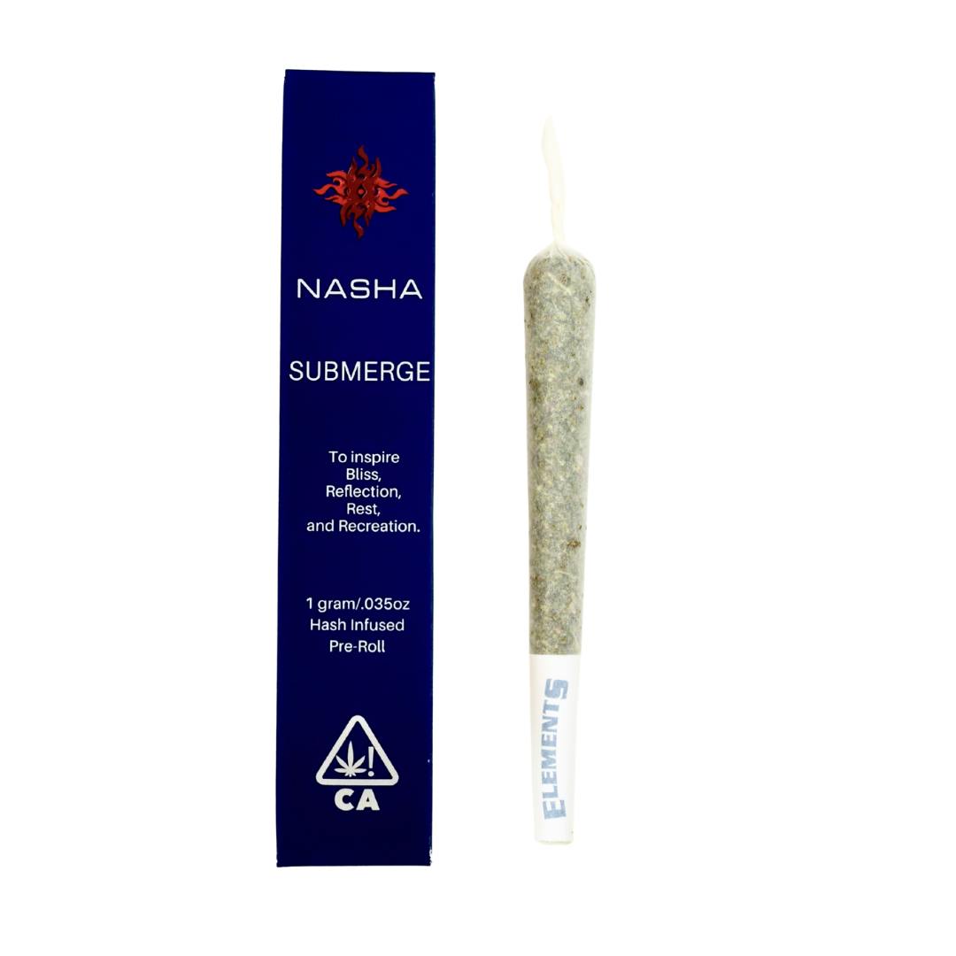 NASHA - Submerge 1 gram Preroll - Egyptian Gold x GMOoz - 1