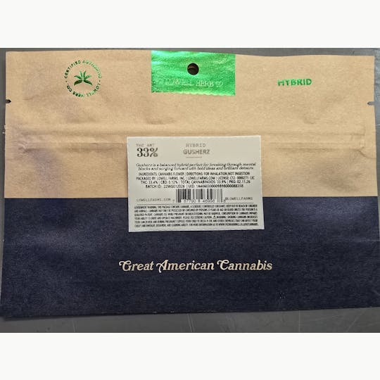 Lowell Herb Co. - LOWELL LITTLES, Gusherz 14g, Hybrid - 1