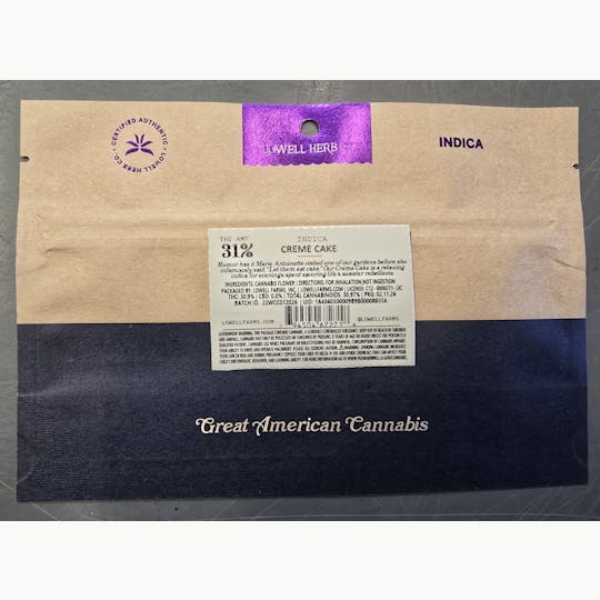 Lowell Herb Co. - LOWELL LITTLES, Creme Cake, Indica 14G - 1