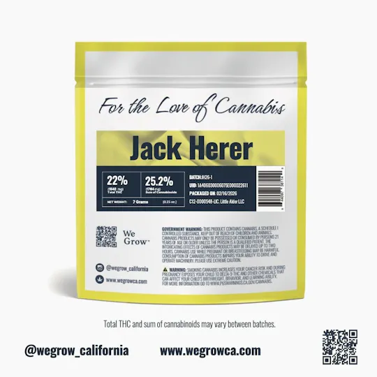 We Grow - We Grow | Jack Herer | Smalls | 7g - 1