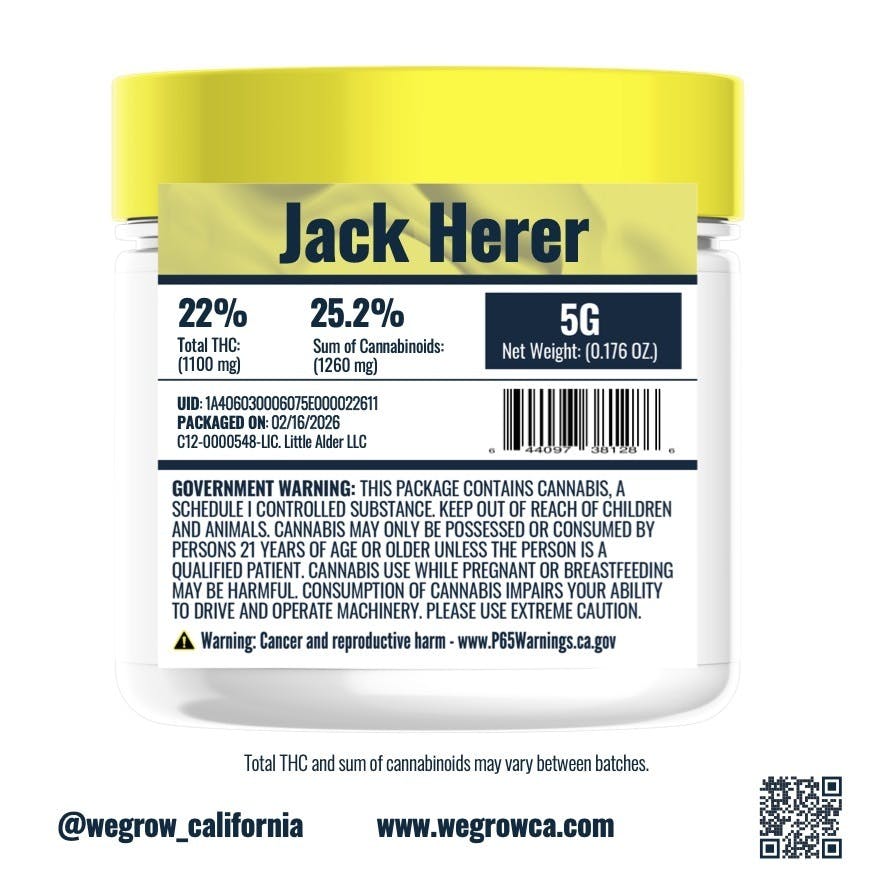 We Grow - We Grow | Jack Herer | Big Buds | 5g - 1