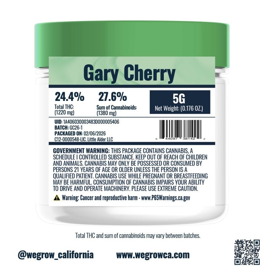 We Grow - We Grow | Gary Cherry | Big Buds | 5g - 1