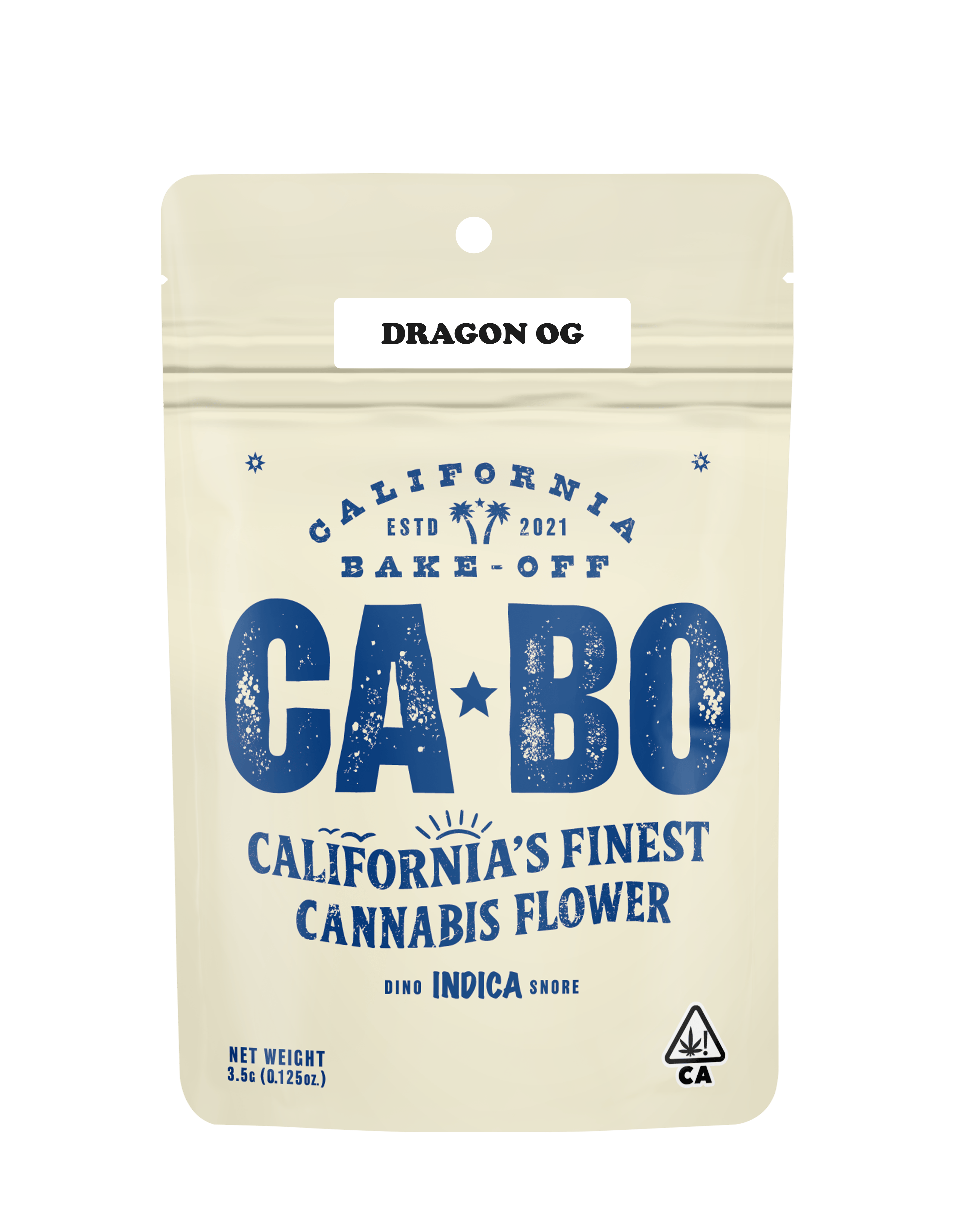 CABO - CABO 3.5g Flower - Dragon OG - Indica - 1