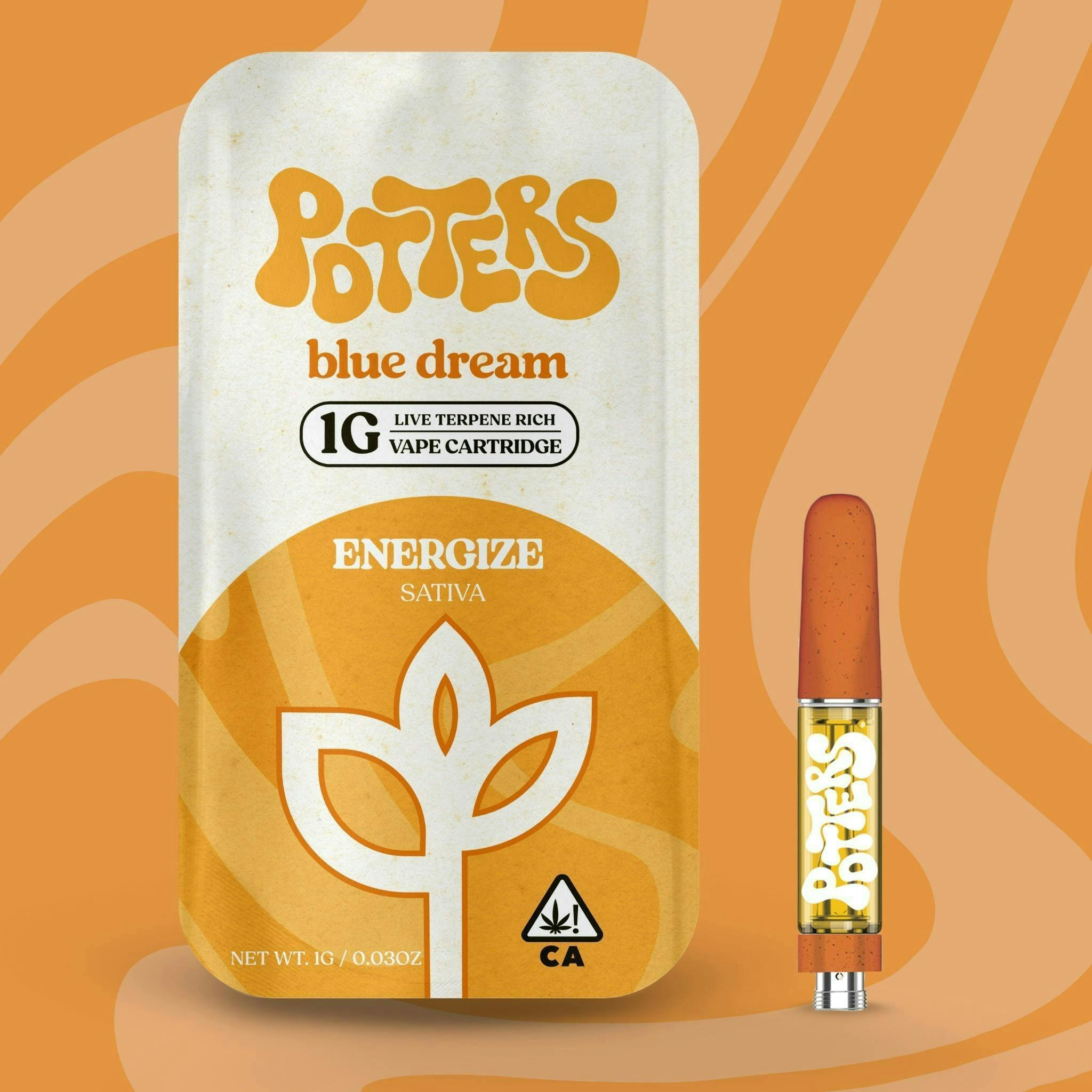 Potters - Blue Dream | Live Resin Cartridge | 1g - 1