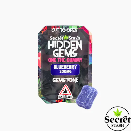 Secret Stash - Secret Stash | Hidden Gems | Solo | THC | Blueberry | 200mg - 1