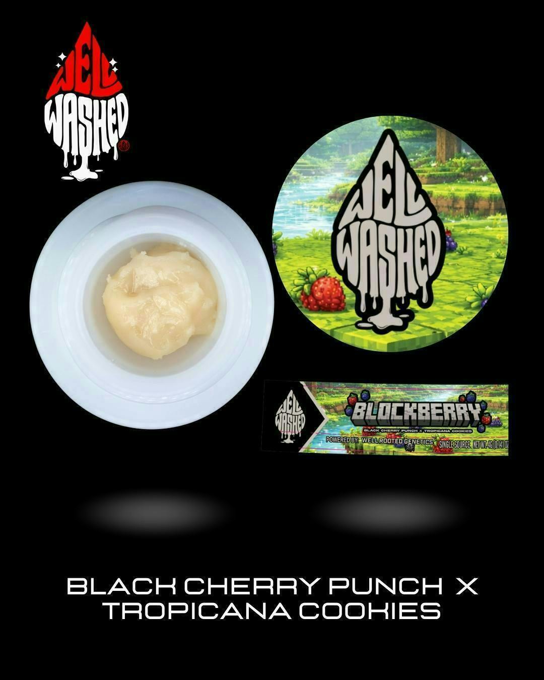 Well Washed Concentrate - Well Washed | Blockberry | Cold Cure Badder | 1g - 1