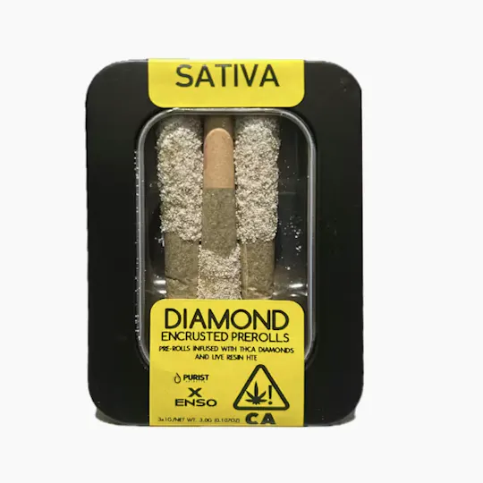 Purist Extracts - Purist | Zeclair x Honey Banana | Diamond Encrusted | 3PK 3G Pre-Rolls - 1