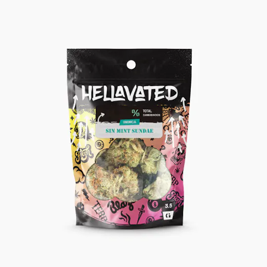 Hellavated - Sin Mint Sundae Just Budz 3.5g - 1