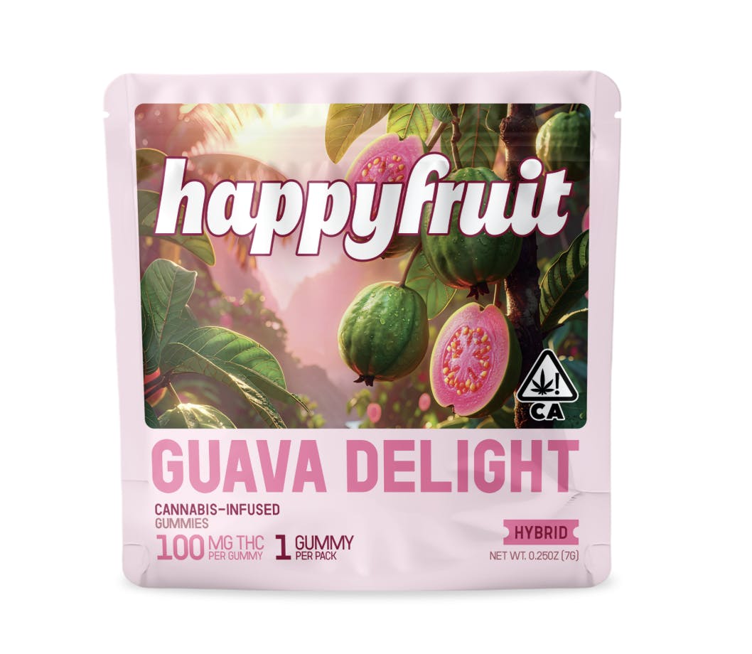 Happy Fruit - Happy Fruit - Guava Delight Gummies - 100mg THC - Single - 1