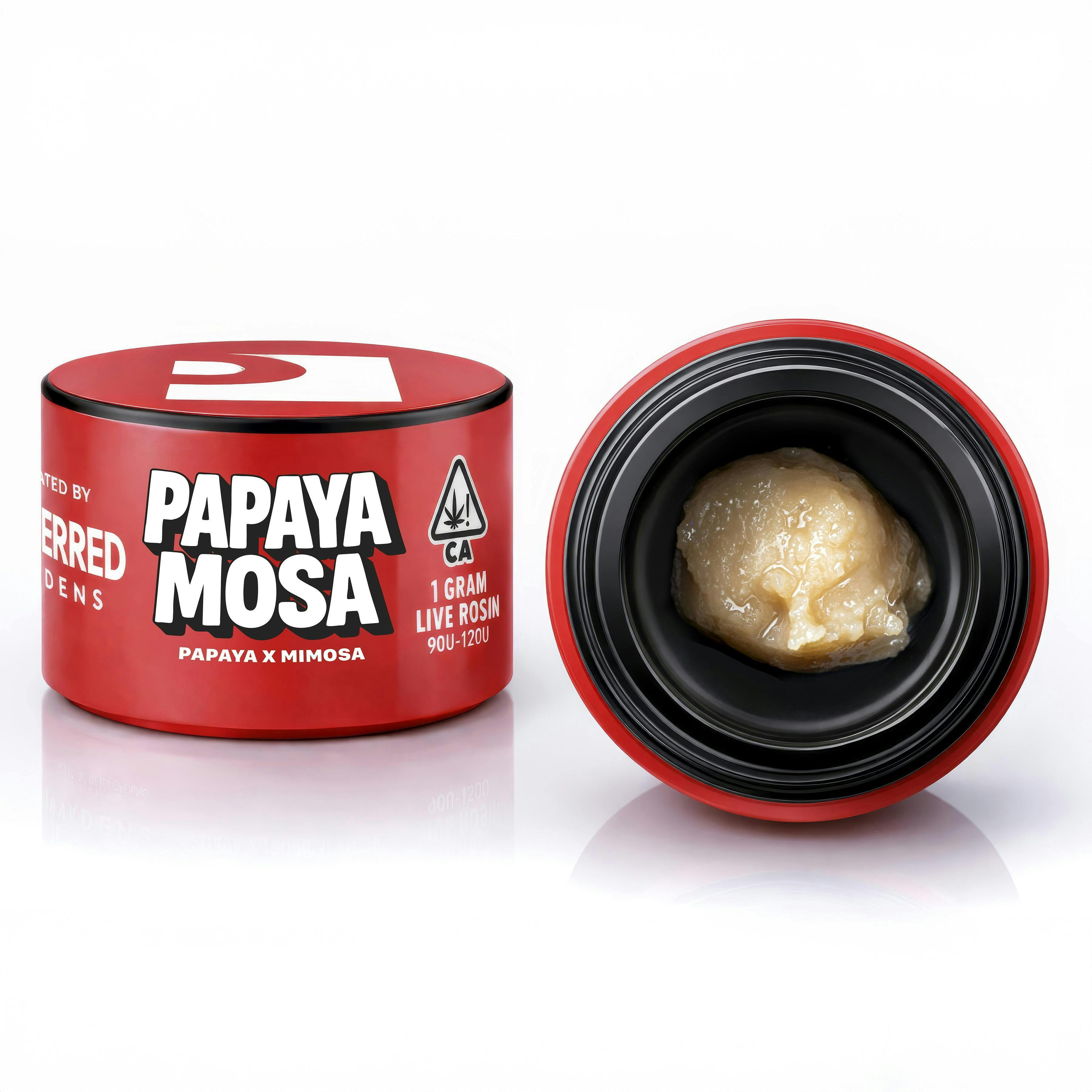 Preferred Gardens - Preferred Gardens | Papaya-Mosa | Live Rosin | Badder | 1g - 1