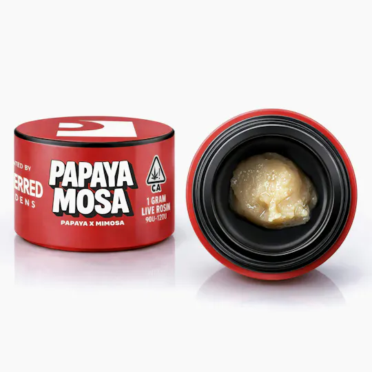 Preferred Gardens - Papaya-Mosa | Live Rosin | Badder | 1g - 1