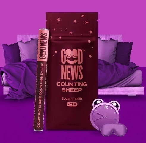 Good News - Good News | Counting Sheep Black Cherry | Disposable | 1g - 1