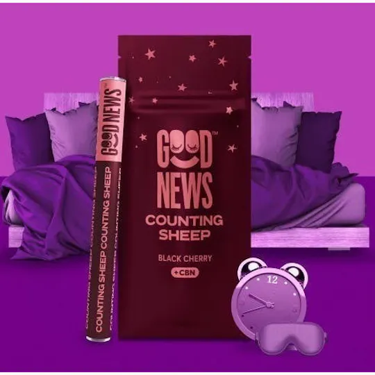 Good News - Good News | Counting Sheep Black Cherry | Disposable | 1g - 1