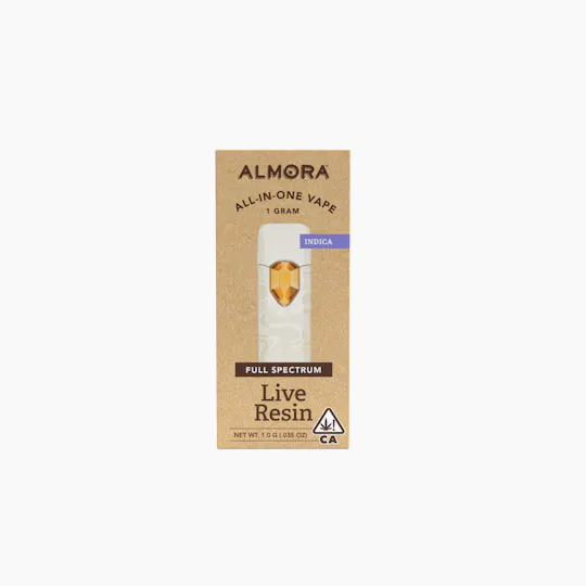 Almora - Platinum Kush Live Resin AIO - 1g - 1