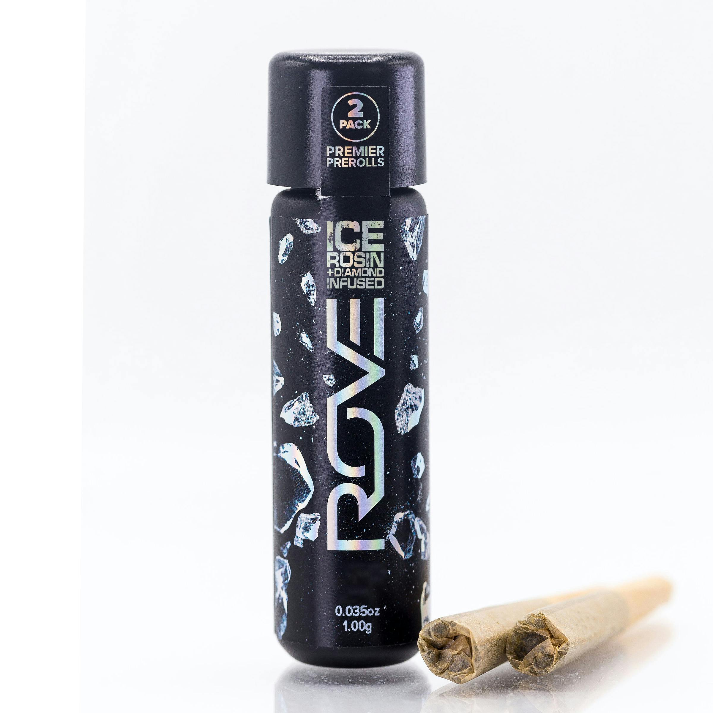 ROVE - Lemon Cookie OG - Premier Ice Rosin Infused Prerolls | 2pk - 1