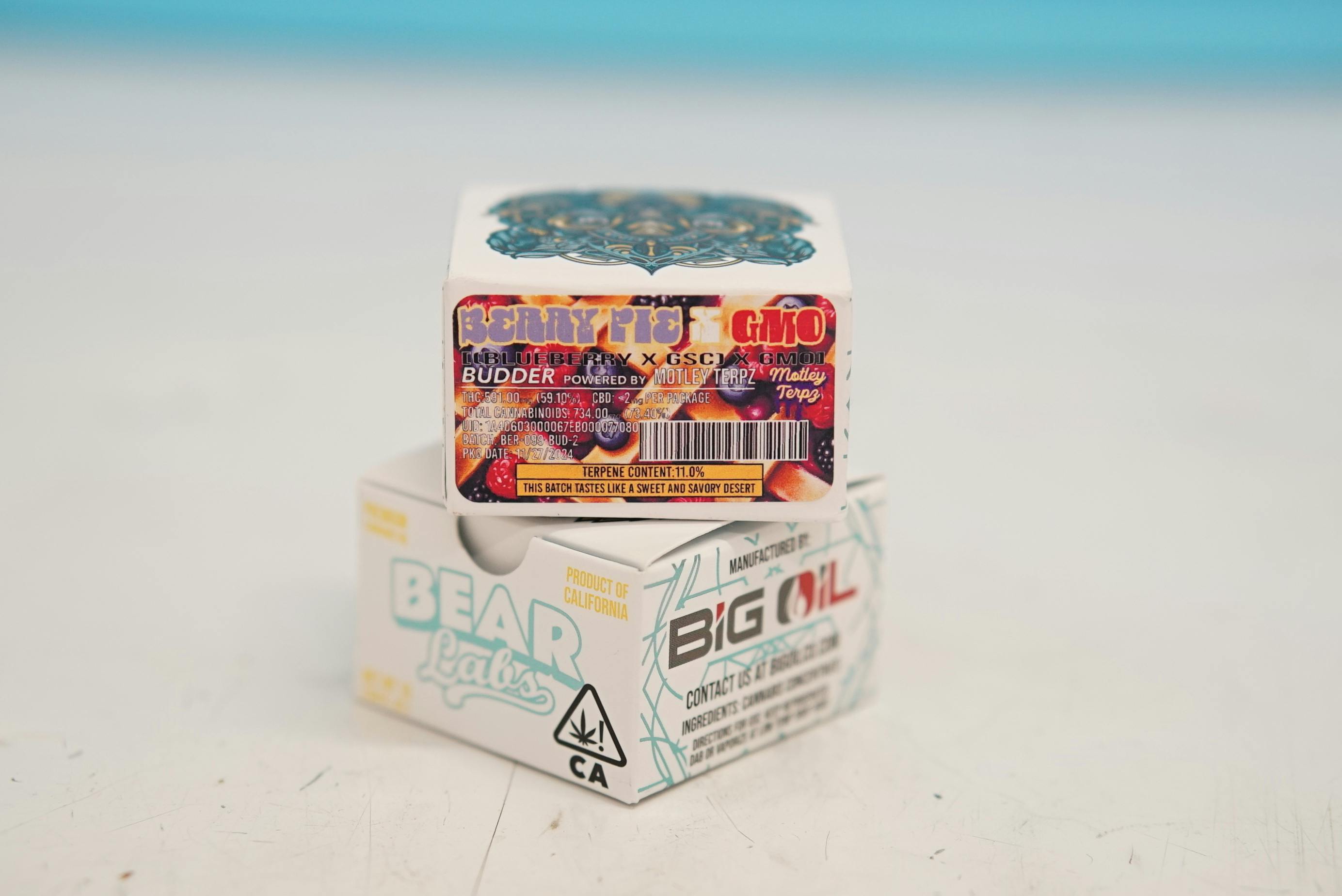 Bear Labs - BEAR Labs - Berry Pie x GMO - Tier 2 Live Resin Budder - 1