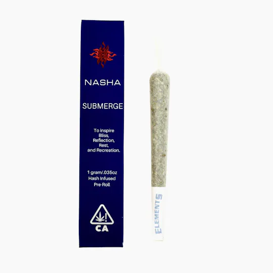 NASHA - Submerge 1 gram Preroll - Egyptian Gold x GMOoz - 1