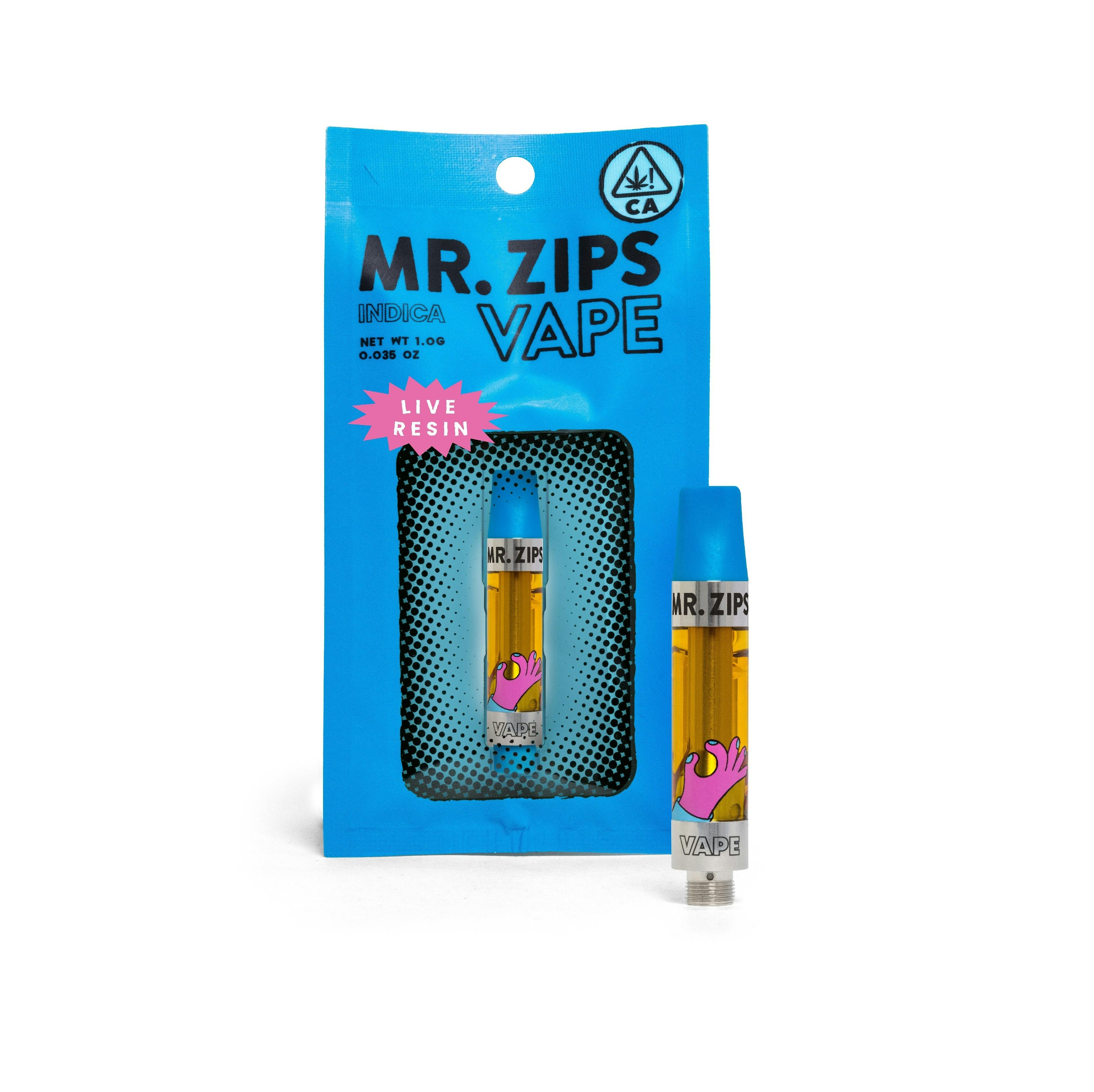 MR. ZIPS - MR. ZIPS | Gorilla Glue | Indica | Vape | 1g | LR - 1