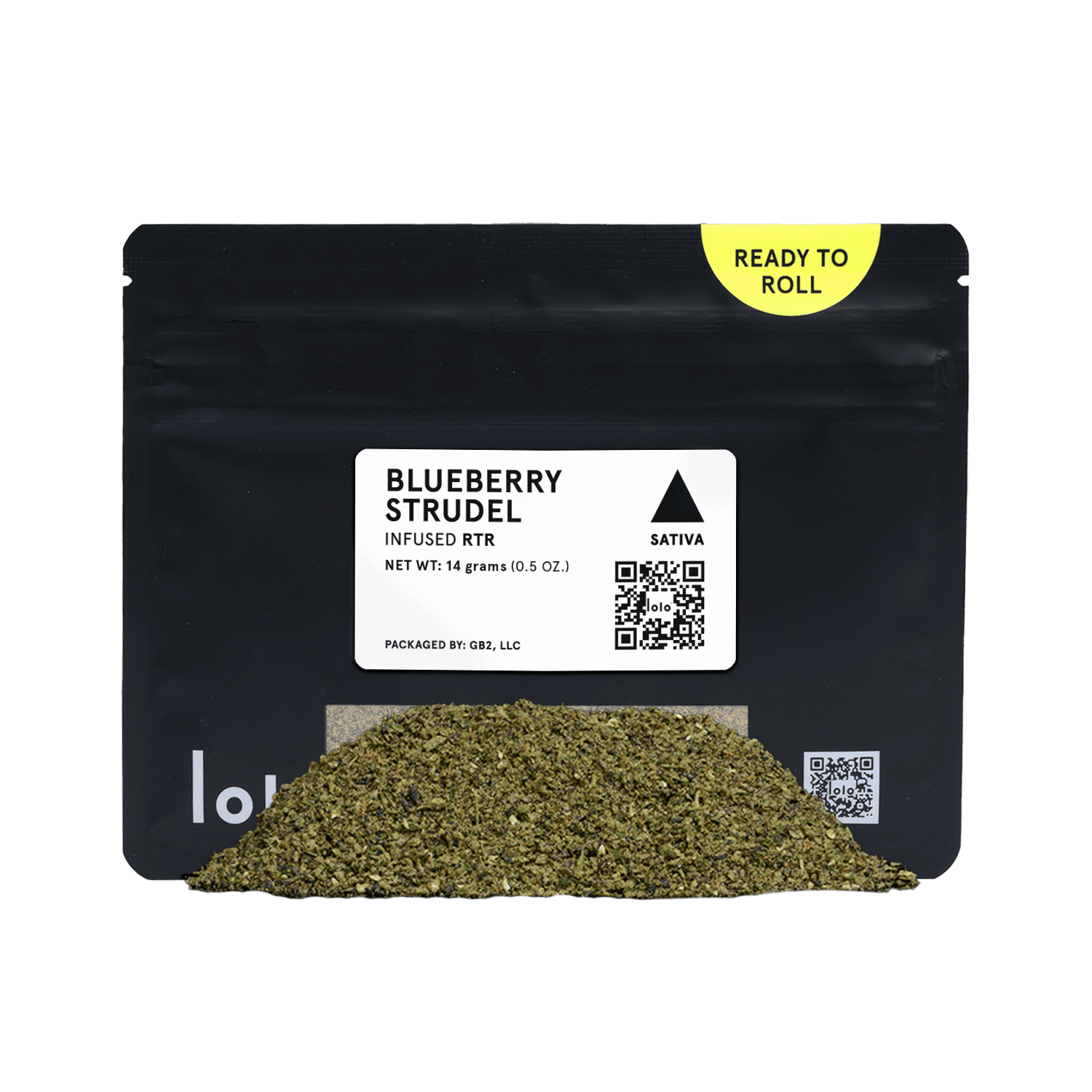 lolo - lolo | Blueberry Strudel | Indoor Kief Infused Ready To Roll | 14g - 1