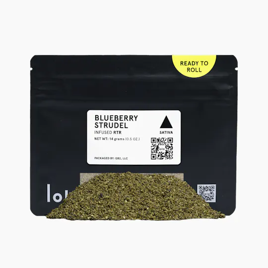 lolo - lolo | Blueberry Strudel | Indoor Kief Infused Ready To Roll | 14g - 1