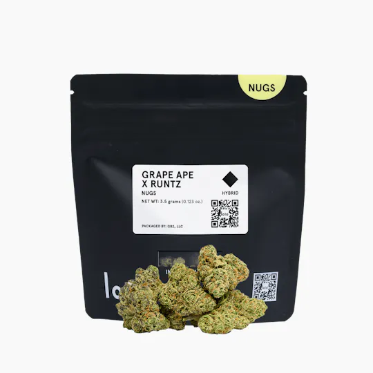 lolo - lolo | Grape Ape + Runtz | Indoor Nugs | 3.5g - 1