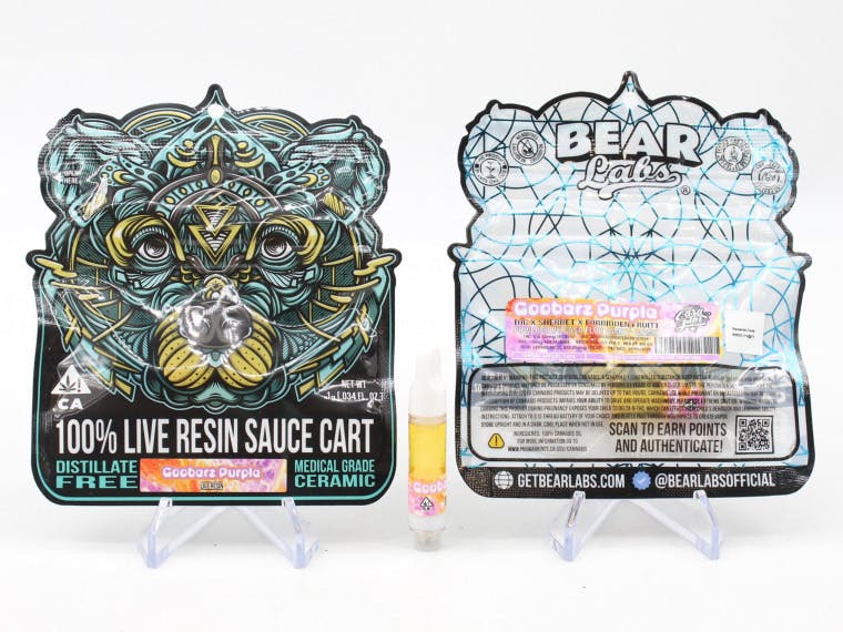 Bear Labs - BEAR Labs - Gooberz Purple - 510 Threaded - Cartridge - 1