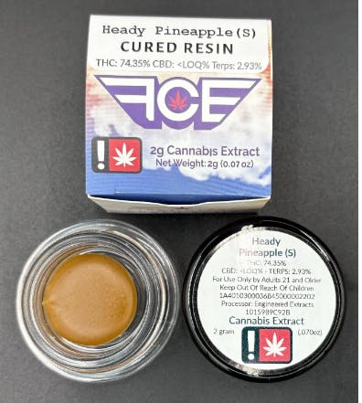 Hoodview Cannabis - First Class | Heady Pineapple Live Resin 2g - 1