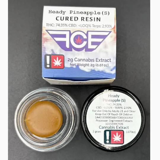 Hoodview Cannabis - First Class | Heady Pineapple Live Resin 2g - 1