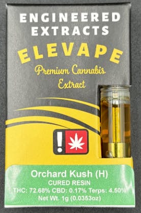 Hoodview Cannabis - Elevape | Orchard Kush Live Resin Cartridge 1g - 1