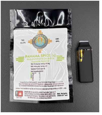 Hoodview Cannabis - Grass Roots | Panama Spice AIO Disposable 2g - 1