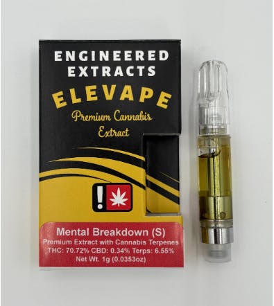 Hoodview Cannabis - Elevape | Mental Breakdown Cartridge 1g - 1