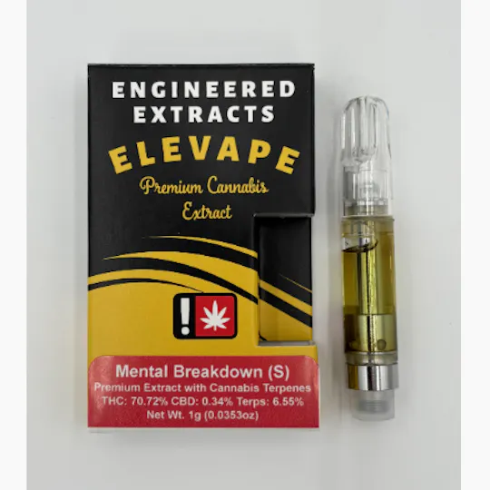 Hoodview Cannabis - Elevape | Mental Breakdown Cartridge 1g - 1